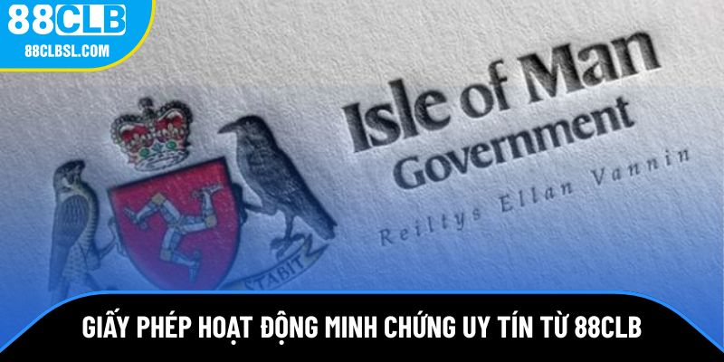 Giấy phép hoạt động minh chứng độ uy tín từ 88CLB Giấy phép hoạt động minh chứng độ uy tín
